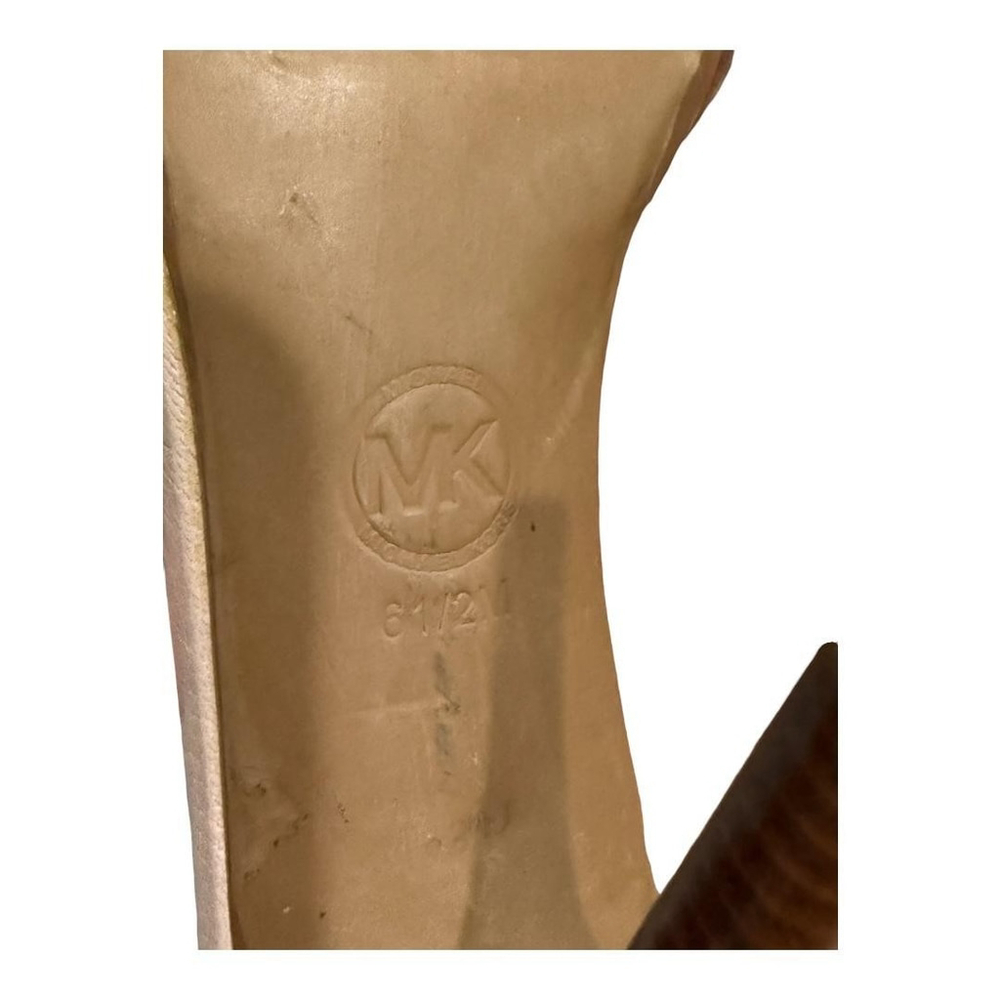 Michael Kors Blush Pink Leather Ankle-Strap High Heel Sandals - Picture 11 of 11
